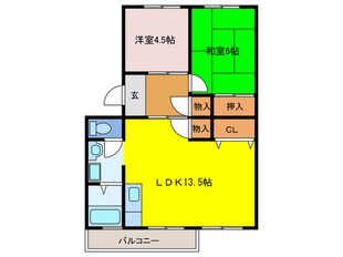 パークサイド秋葉の物件間取画像